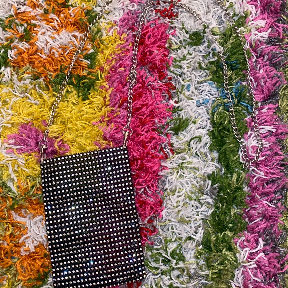LF bedazzled phone bag